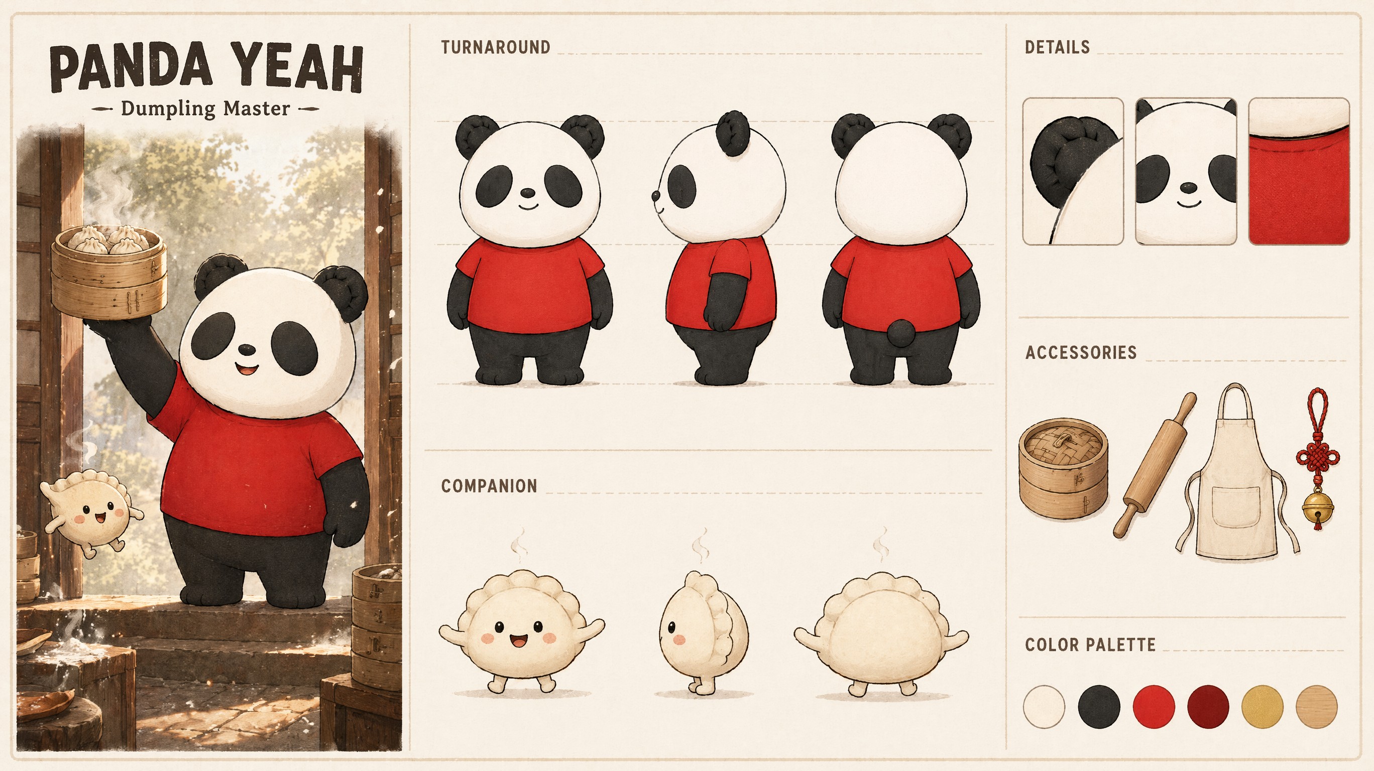 PANDA YEAH 角色圣经设定稿