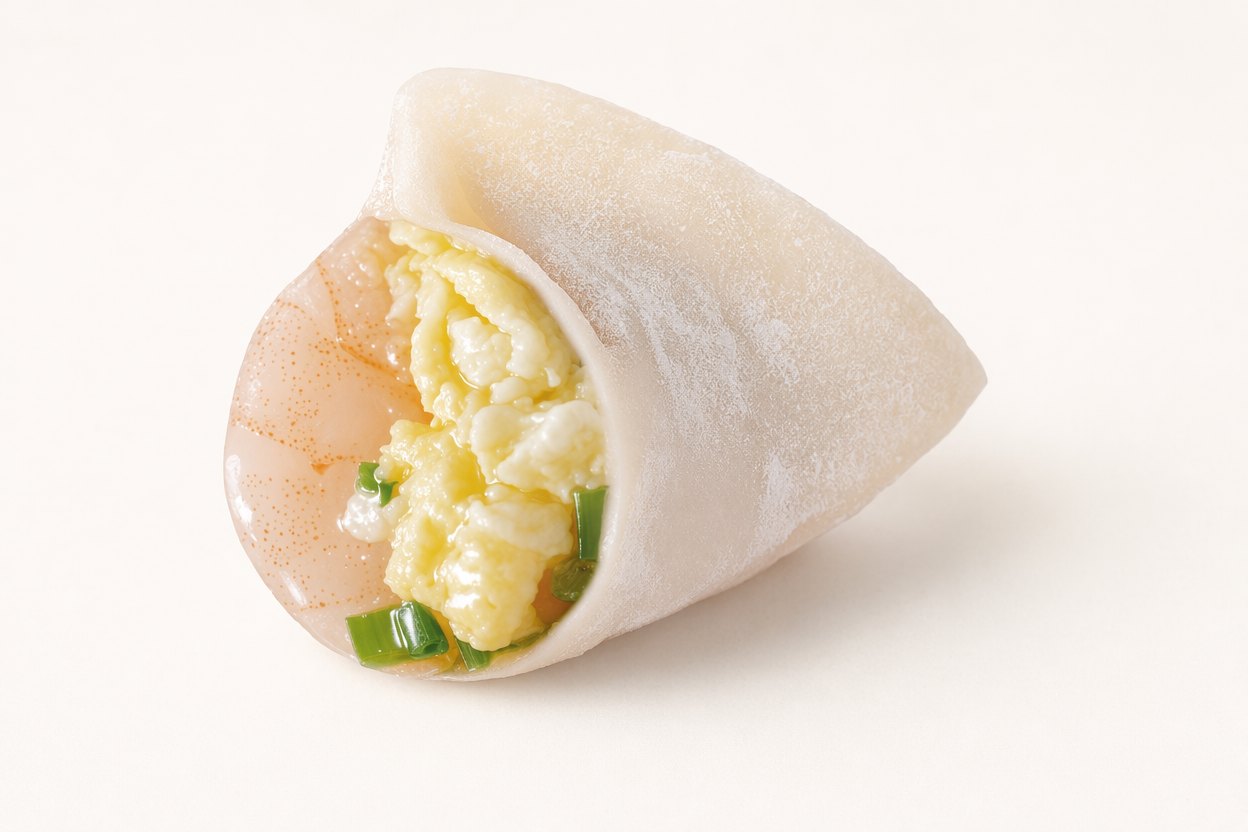 韭菜鸡蛋虾仁饺