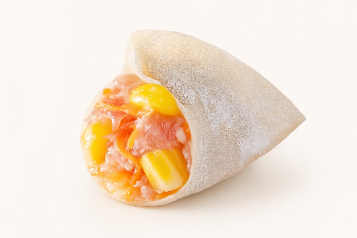 玉米鲜肉饺