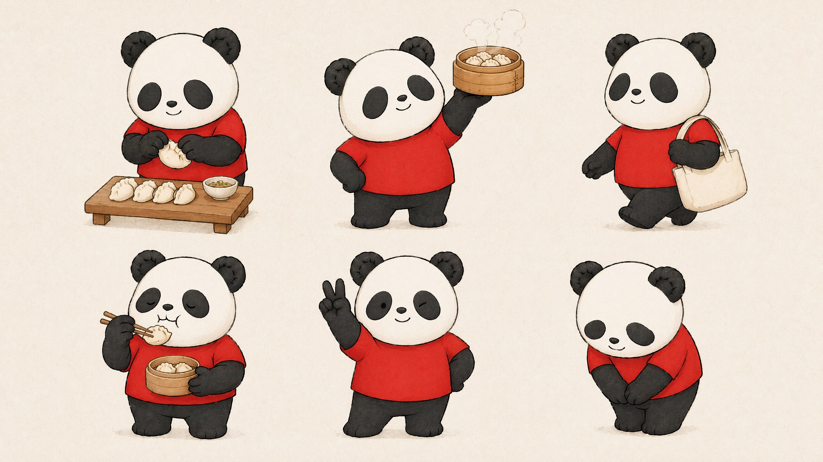 PANDA YEAH 2.0 动作设定稿