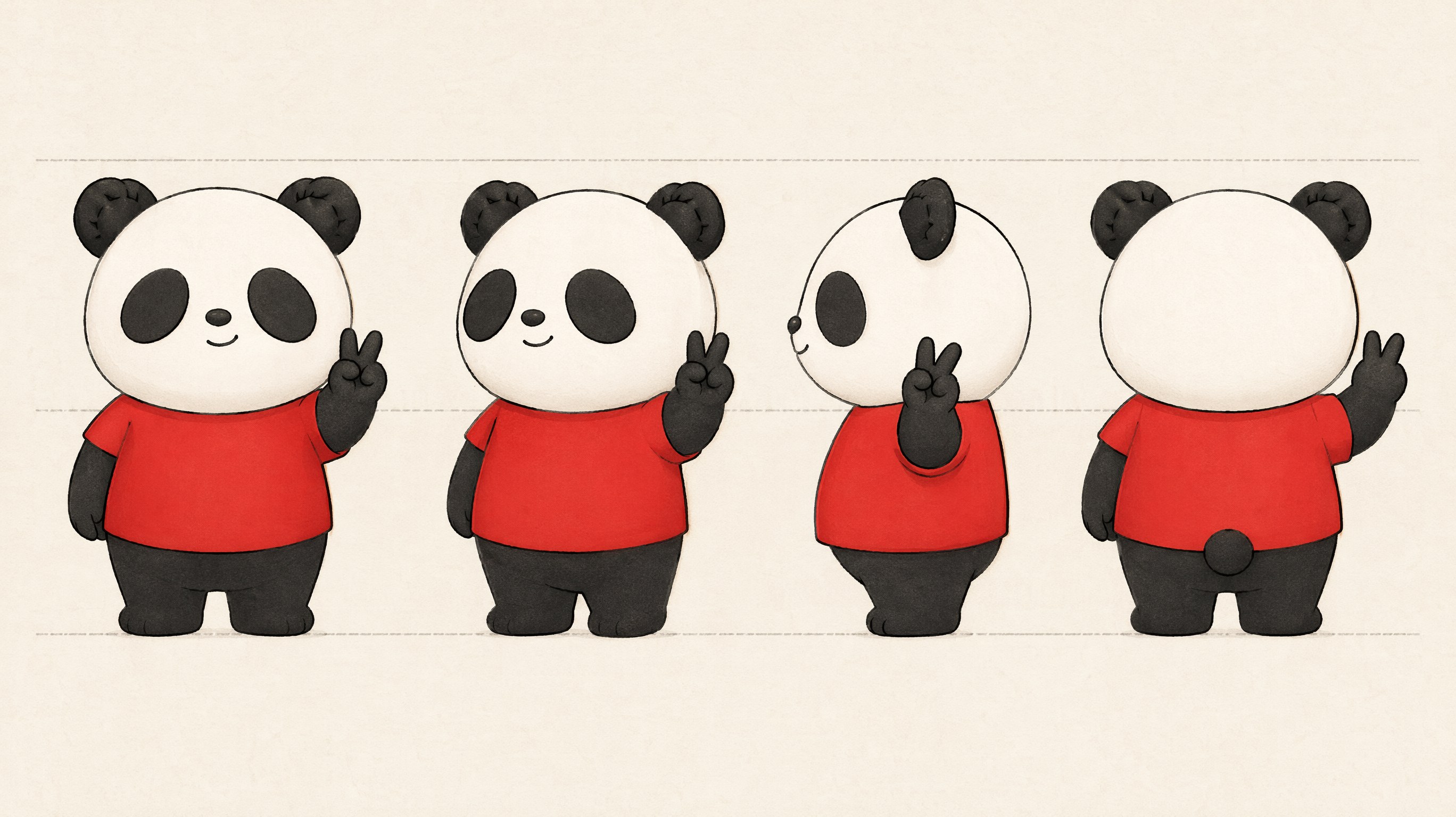 PANDA YEAH 2.0 三视图设定稿
