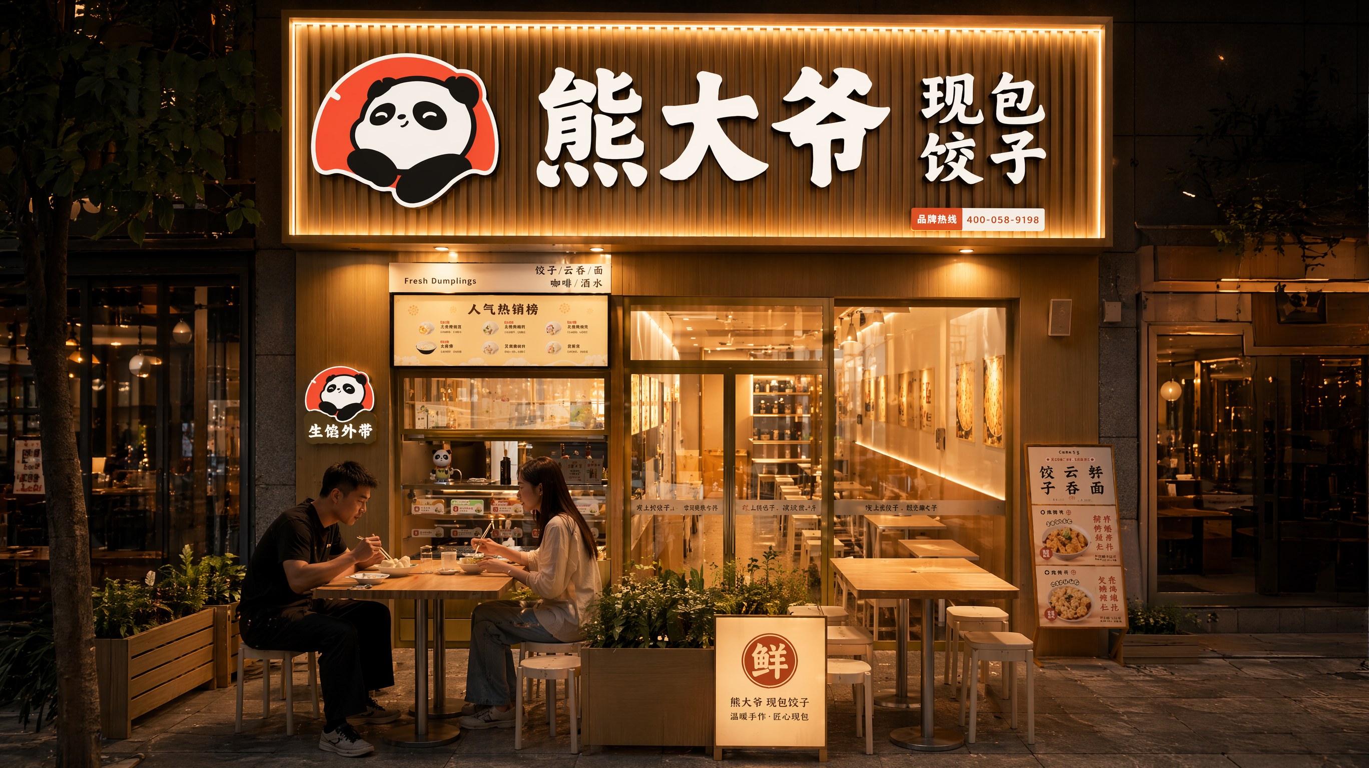 外摆效果图